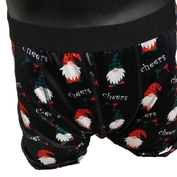MEN’S  Gnome Holiday Cheers Boxers (Size Small) NWOT - Picture 1 of 8
